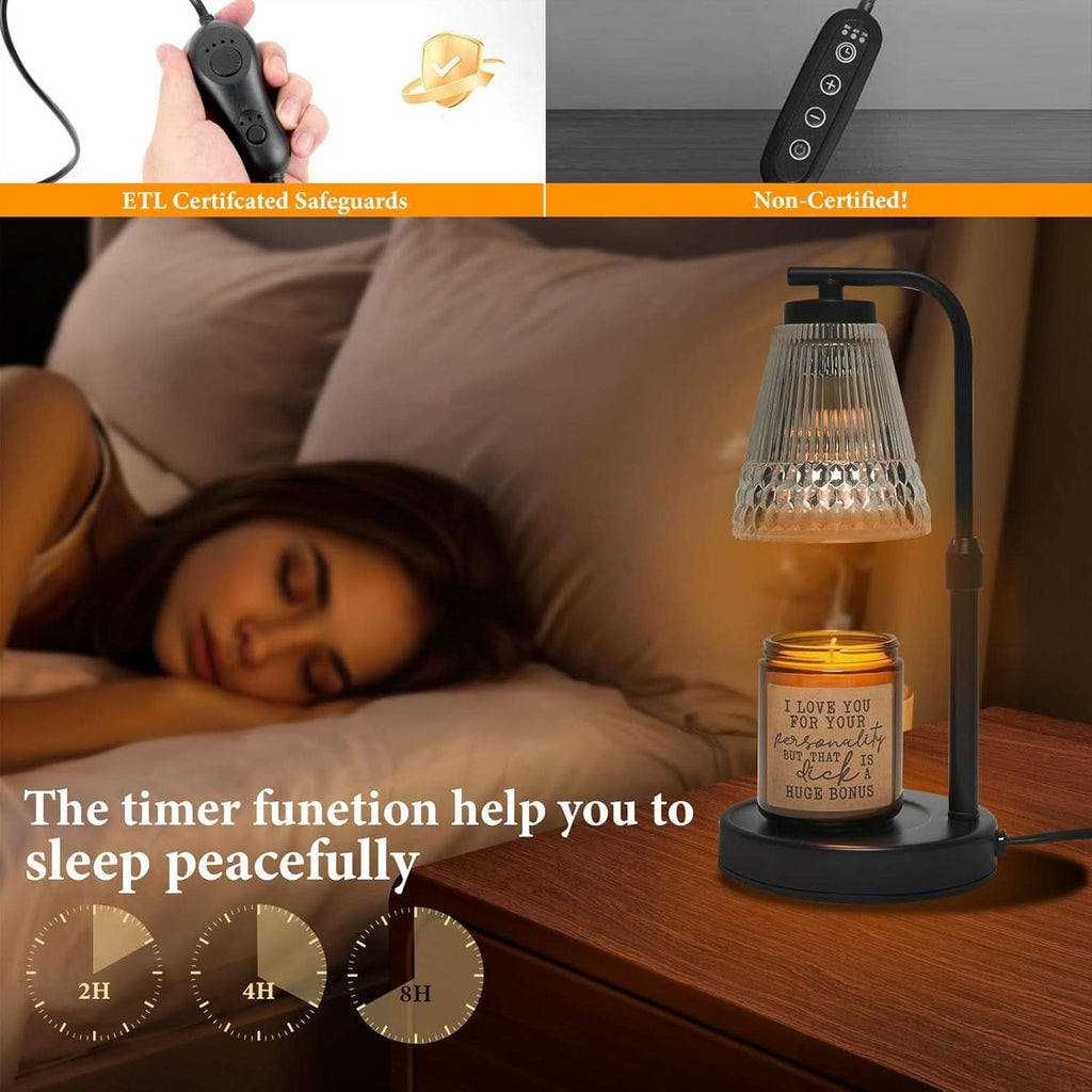 Adjustable Candle Warmer Lamp With Dimmable Feature