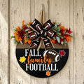 Sports Football Wooden Hanging Door Sign