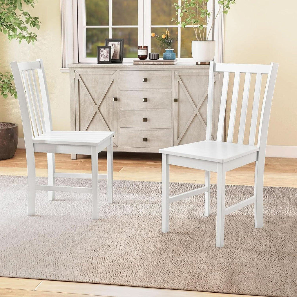 White Curved Back Dining Chairs Collection Edition
