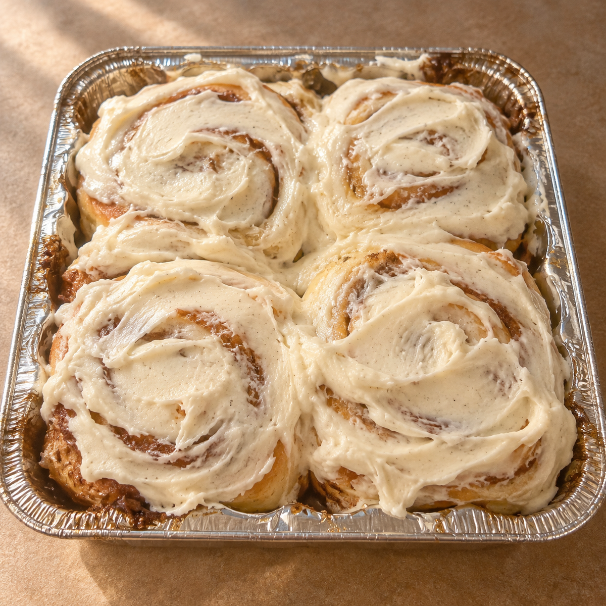 Otis & Oak Signature Gooey Cinnamon Rolls- 4 pack
