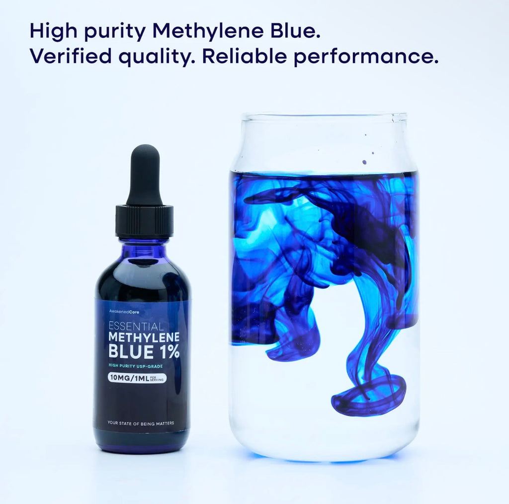 Methylene Blue 1% | USP Grade & Lab Tested | 2 oz Liquid Drops