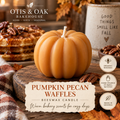 Pumpkin Pecan Waffles Beeswax Pumpkin Candle