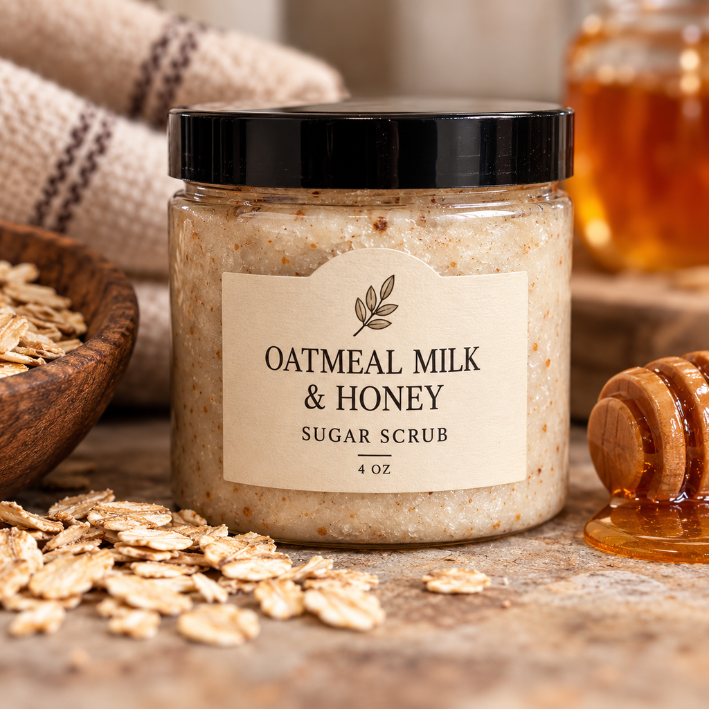 Oatmeal Milk & Honey Sugar Scrub