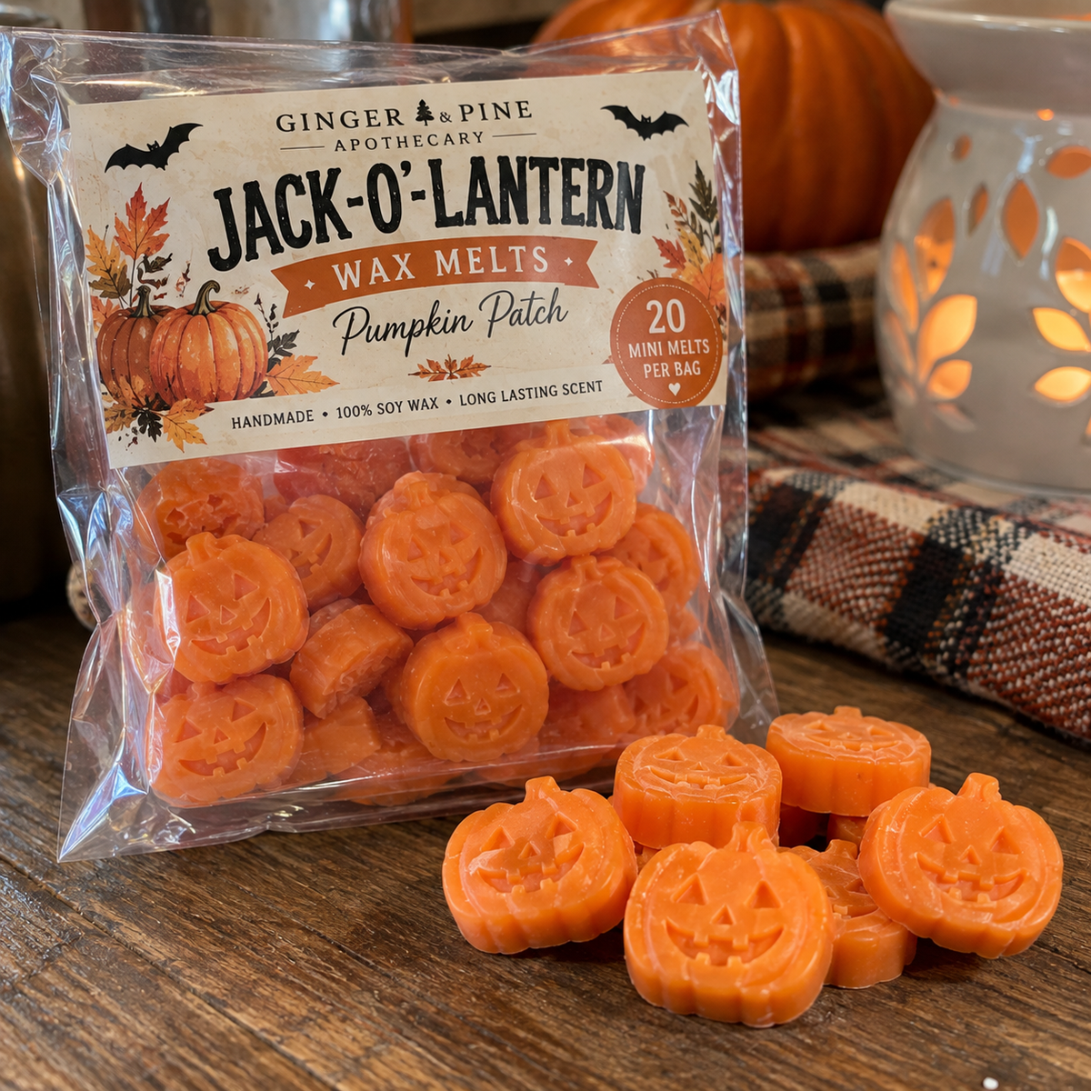 Pumpkin Patch Jack-O’-Lantern Wax Melts
