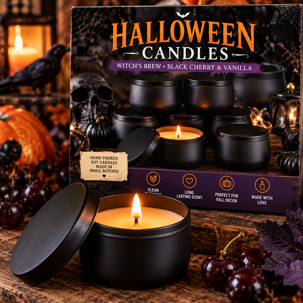 Witch’s Brew Halloween Beeswax Candle