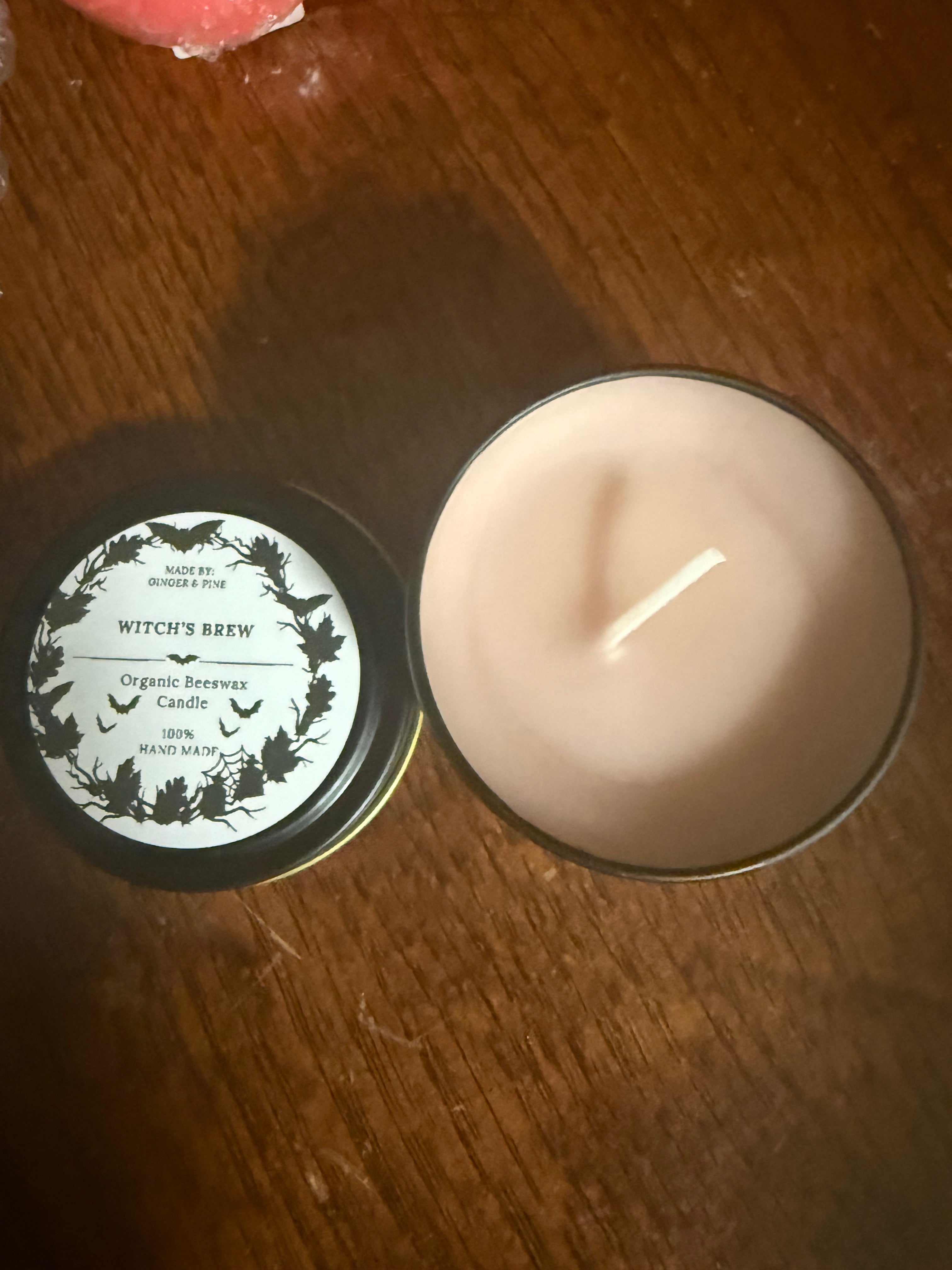 Witch’s Brew Halloween Beeswax Candle