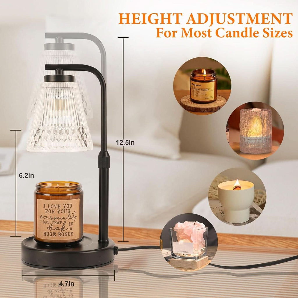 Adjustable Candle Warmer Lamp With Dimmable Feature