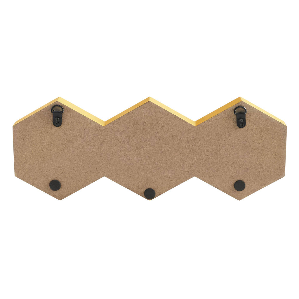 Buzzy Bees Be Grateful Hexagon MDF Wall Sign 5.8x15